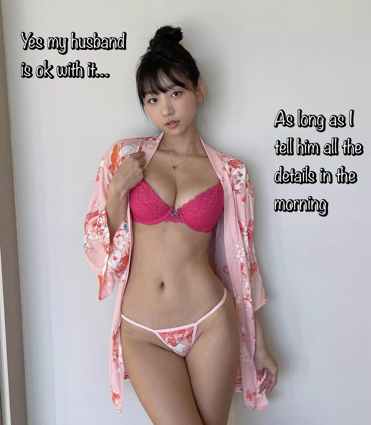 You’re more than ok with it