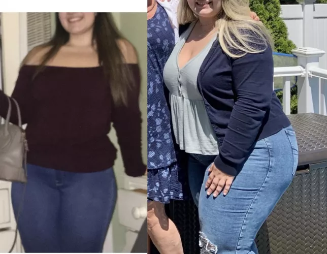 100+ pounds later…