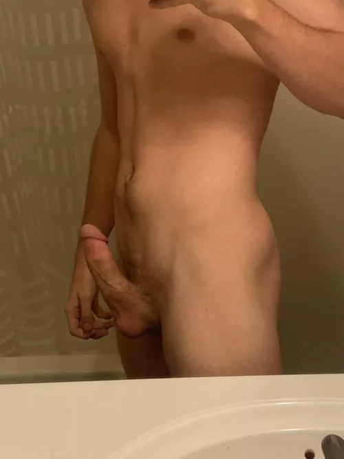(20) Would you lick my thick cock?