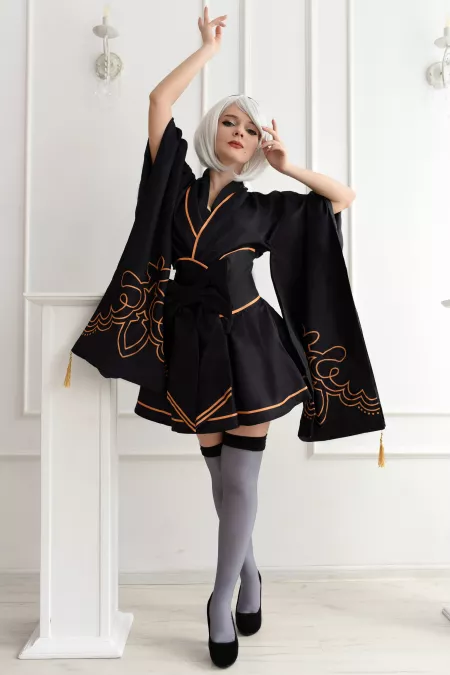 2B in Kimono and new goal and new BIGGEST and LEWDEST FREE set for EVERYONE! More in comments!