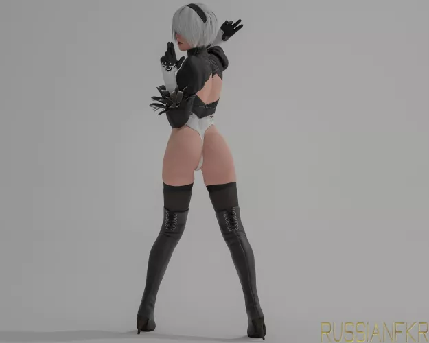 2B Pose Inspiration [Render Set] (Russianfkr)