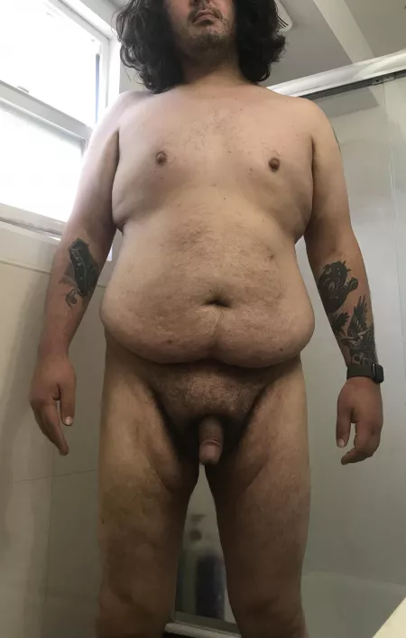 35, 6'3 265 lb. Slowly but surely losing some weight. Down 20 lb in last two months