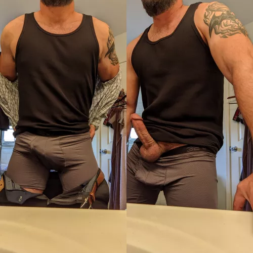 [40s] nothing like making it home and taking your clothes off