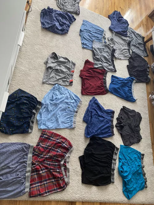 A fraction of My Boxer shorts collection