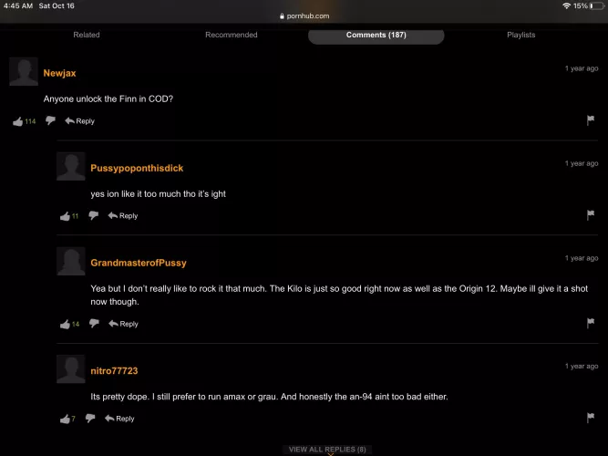 A friendly conversation