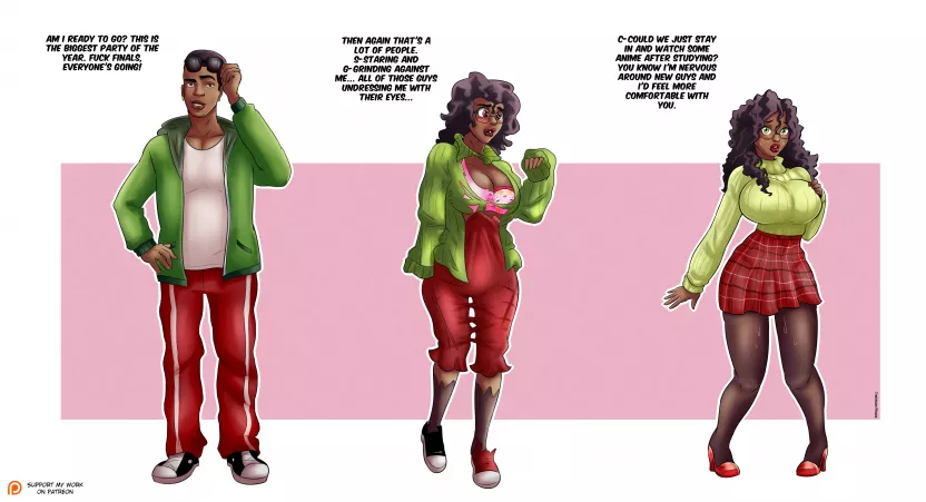 A Little bit Shyer, Would you watch anime with her? {Nerd MTF/TGTF} from TheMightFenek