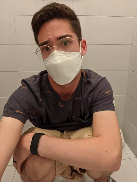 A little crude, but I had to take a selfie hahaha 😅