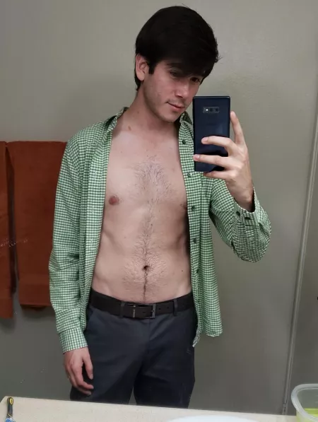 A little unbuttoned today.