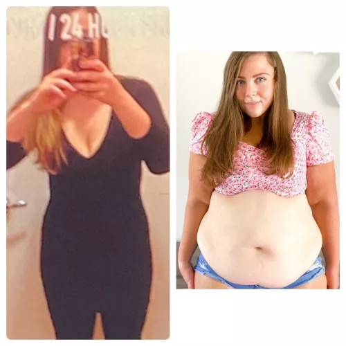 A lot of yummy food went into the making of this fat belly 💕