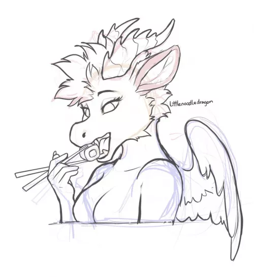 A sketchy of a bust to replace the old headshot on my ref sheet. I think I like the way it’s coming out! Any suggestions on fixes? I still want to add some clothing/ jewelry