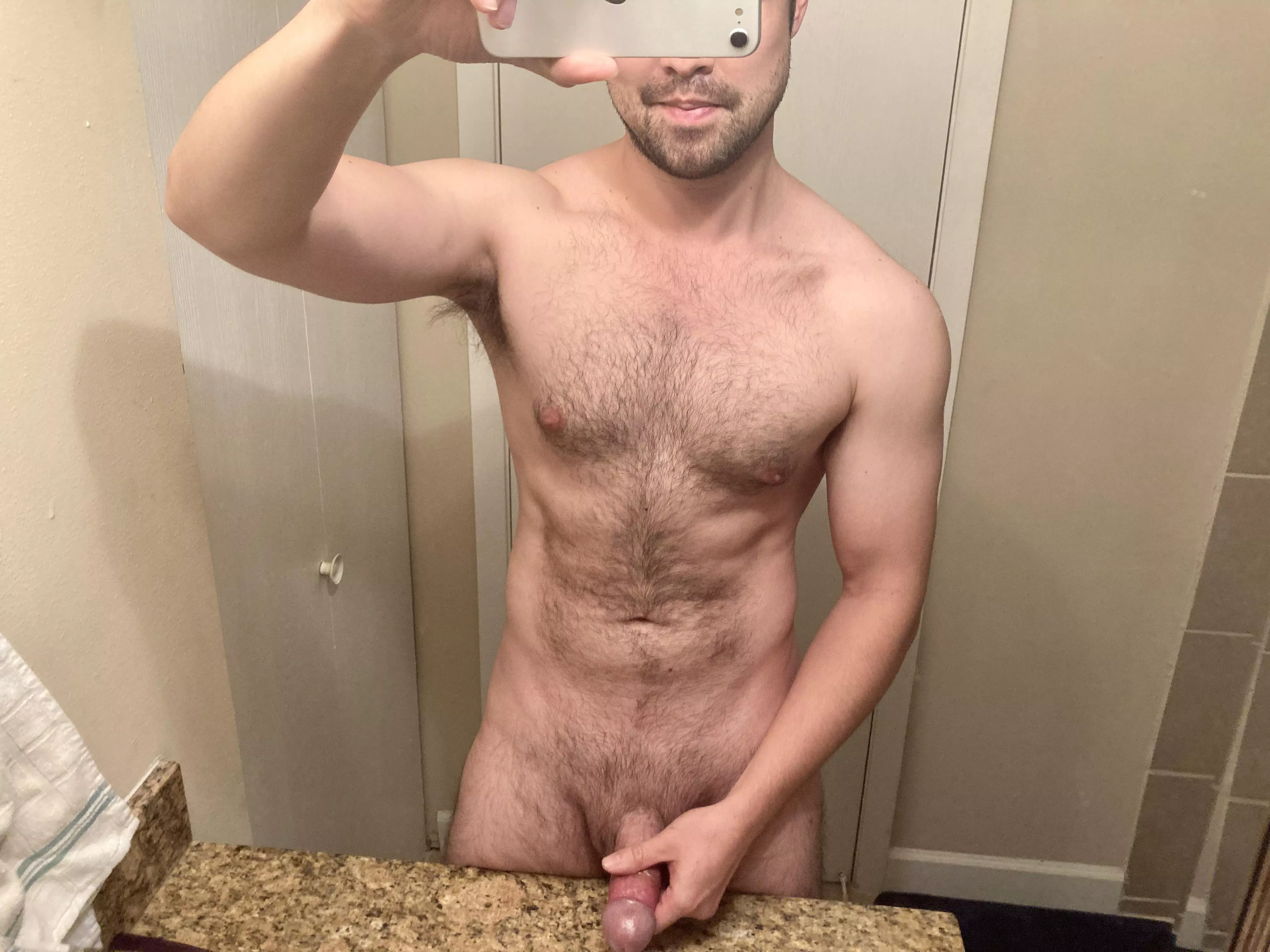 About to jump in the shower…