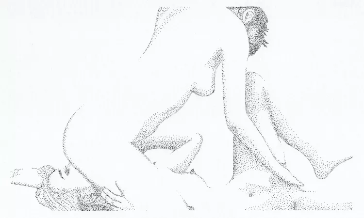 Abstract Erotic 10, based on an internet photo, by The Mad Pisces (me)