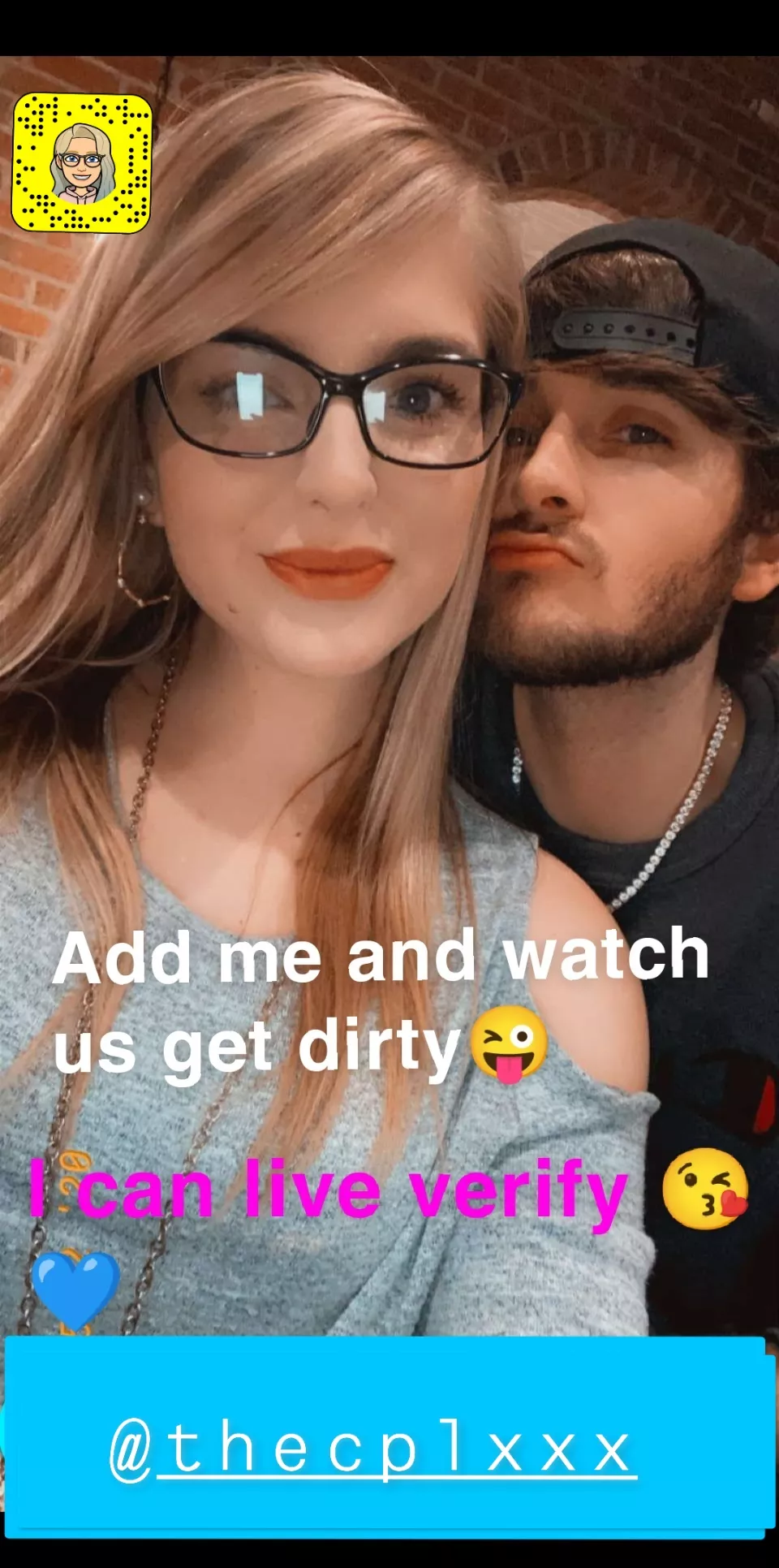 Add me on snappp thecplxxx 😘