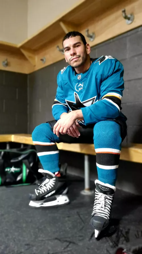 After practice, doing what I love most! 🏒 Hope everyone's doing something they love and having a great Thursday! 😊