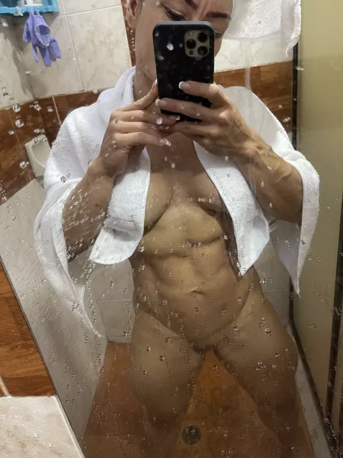 After shower selfie