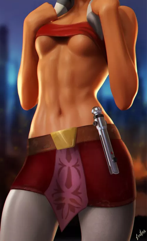 Ahsoka is shredded 💪😍 (Evulart)