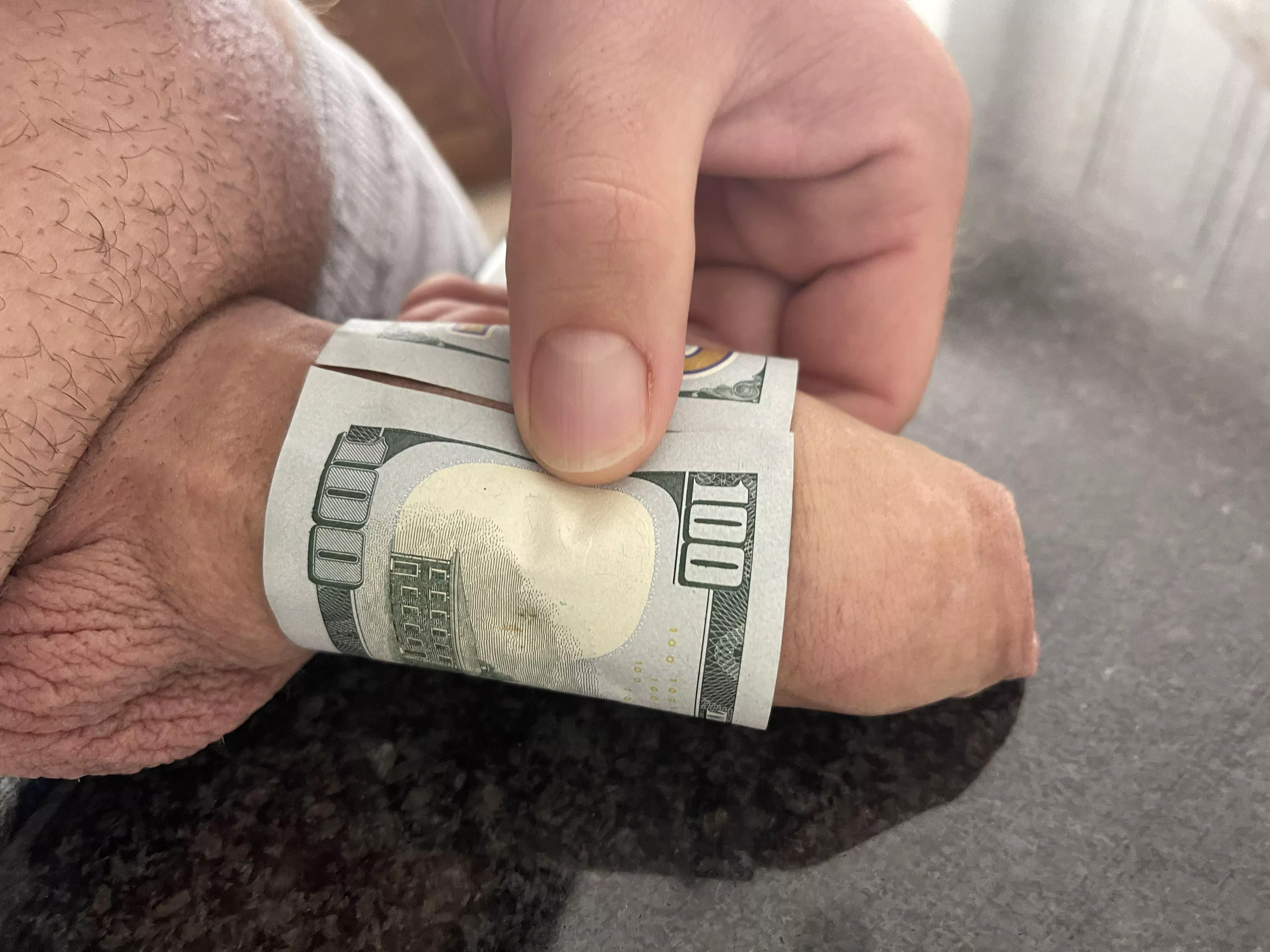 Already thicker than a Benjamin when it’s soft… Let’s see how big it gets in your wife’s mouth!