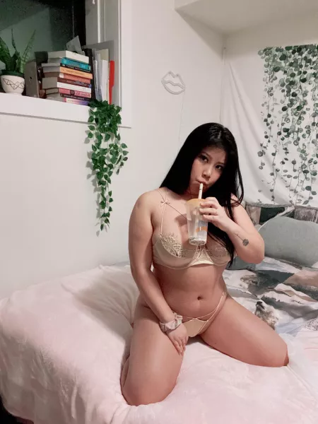 Always sippin on my boba💦