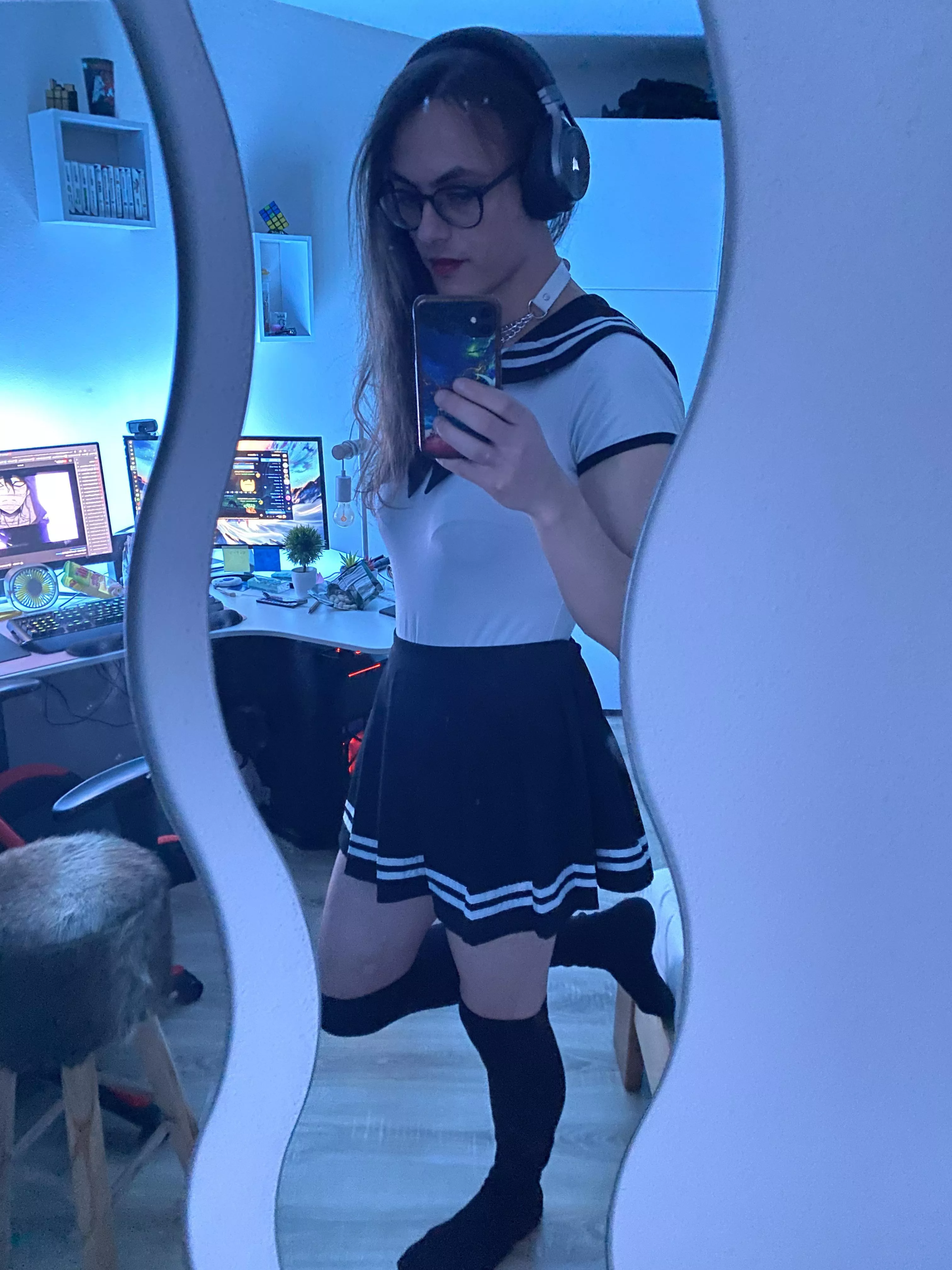 Am I a good school girl? 👉👈
