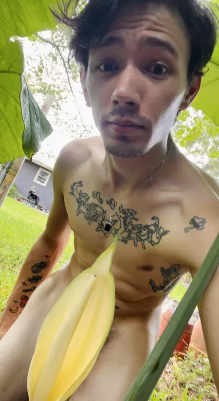 Am I the only one who was today years old when they discovered that elephant ears flowered?! M/31/150lbs/5’9”