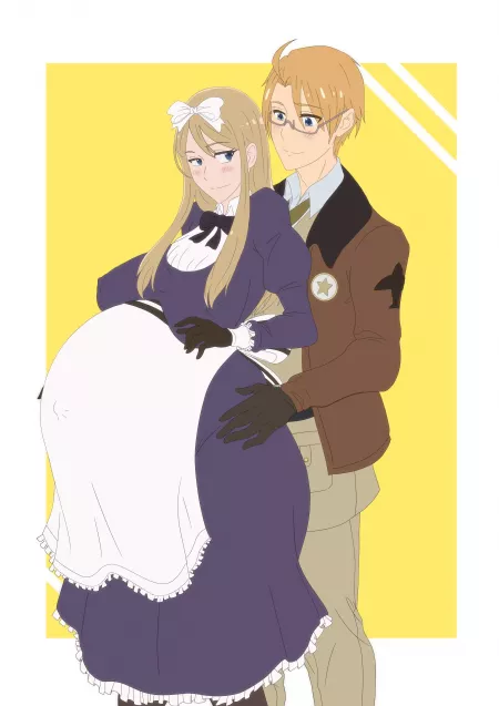 America & Belarus From Hetalia (Artwork by Clone66)
