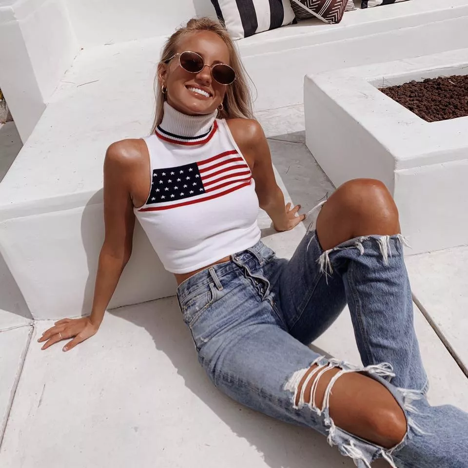 American Flag Tank