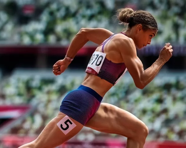 American hurdler Sydney McLaughlin American hurdler Sydney McLaughlin