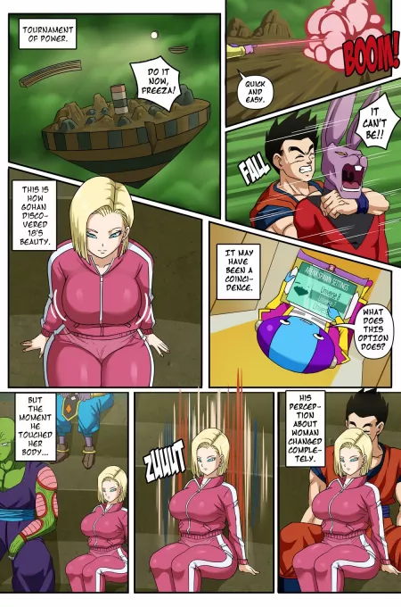 Android 18 and Gohan 2 – Pink Pawg