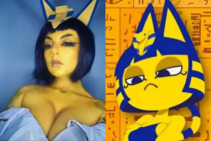 Ankha Animal Crossing cosplay by me Ankha Animal Crossing cosplay by me