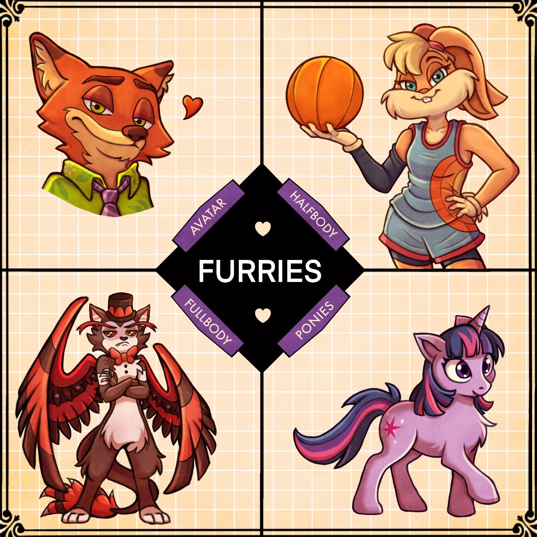 [ARTIST FOR HIRE] Furry commissions are open! Check the comments bellow for more info :D