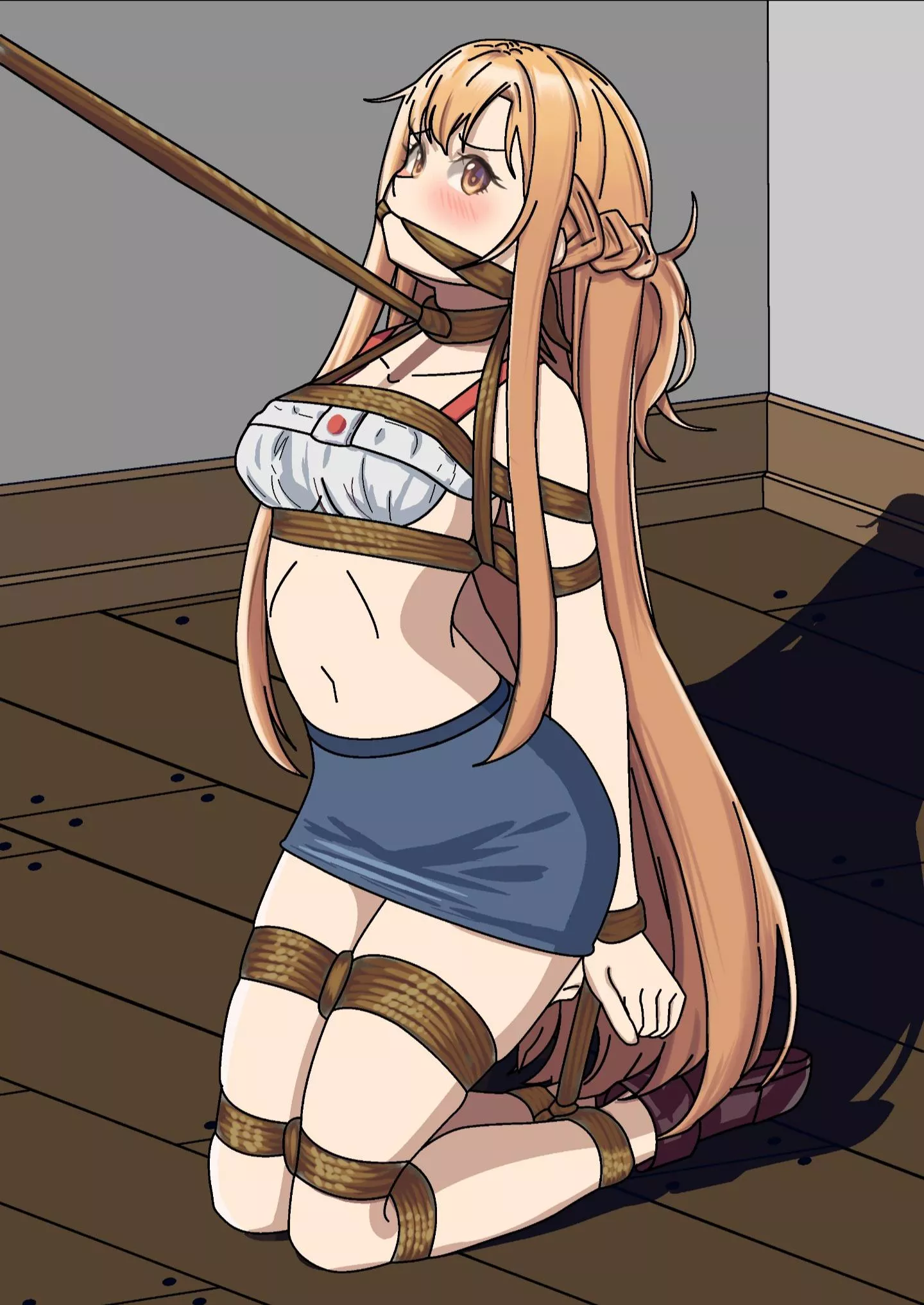 Asuna all tied up