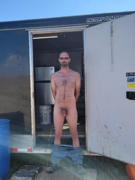 At work, should I do one more in the open where my co-workers might see?