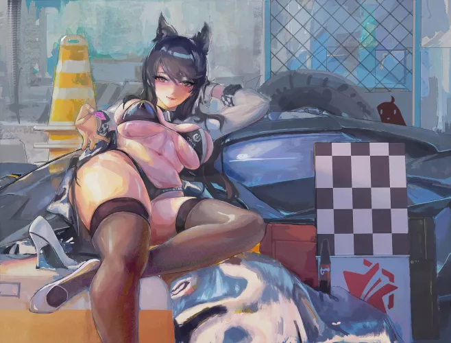 Atago the Race Queen [Azur Lane]