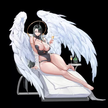 Azazel Swimsuit Relaxation (Rorobomb) [Last Origin]