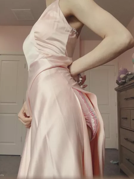 Baby? Where? I just see a big girl in a fancy dress 🥂