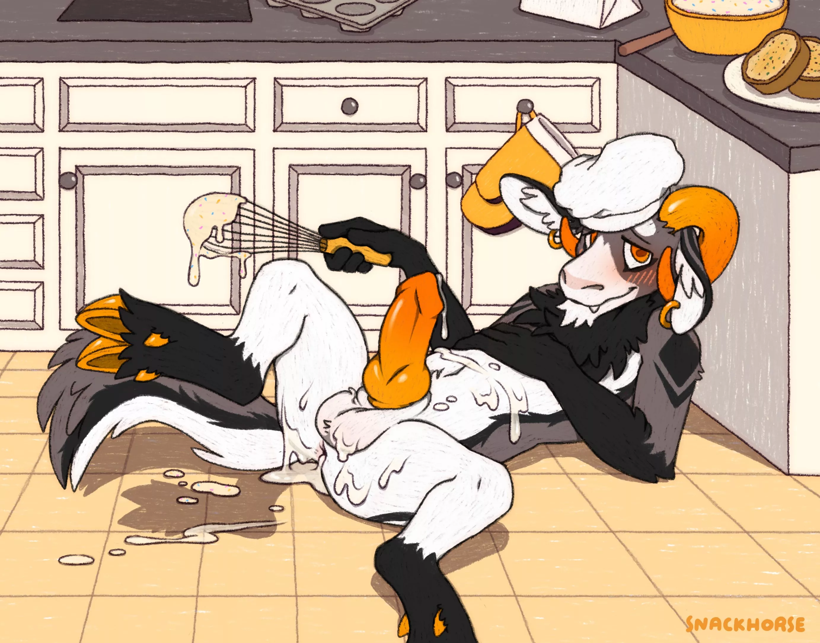 Baking Interruption (snackhorse)