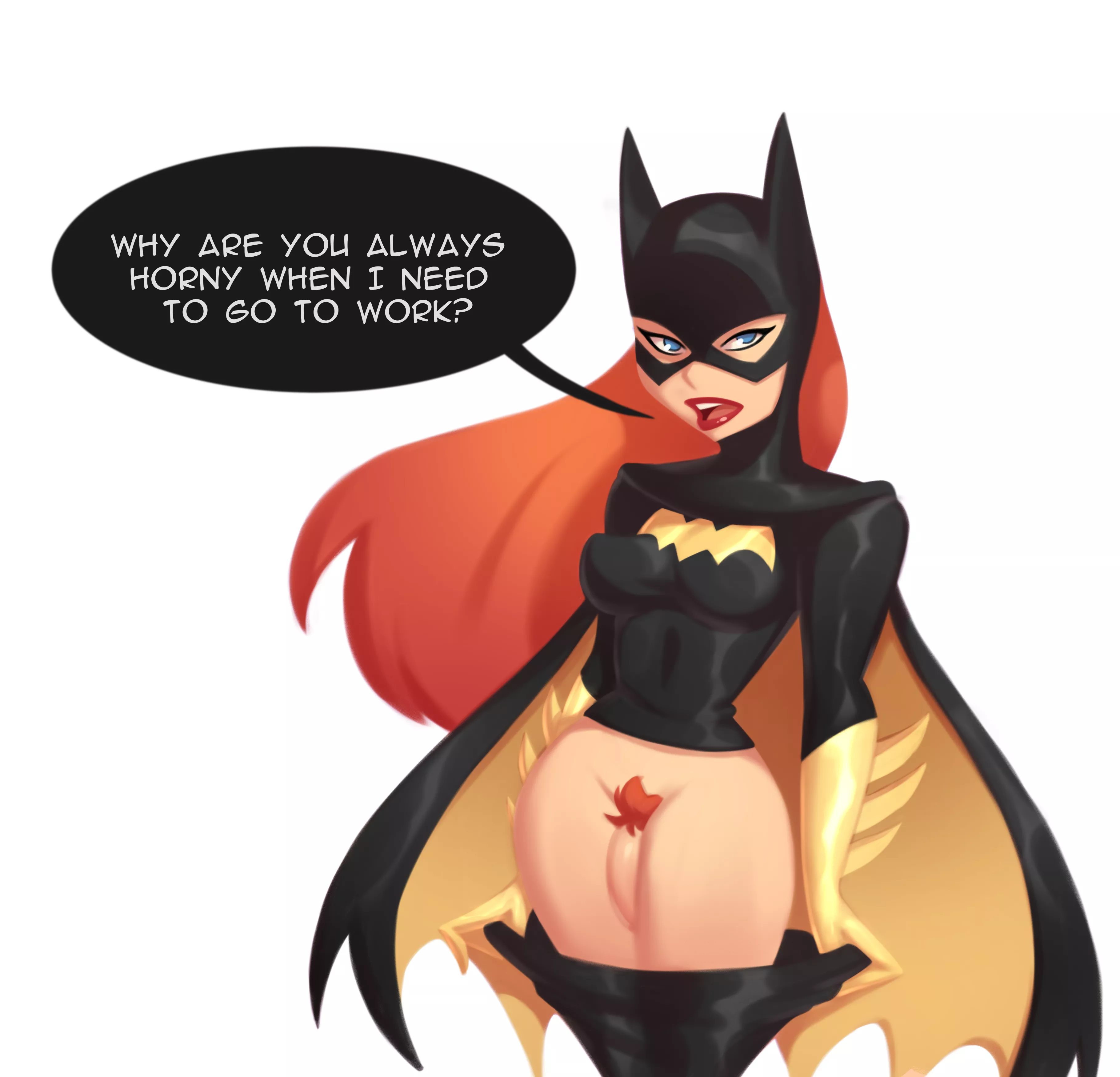 Batgirl dressing for work