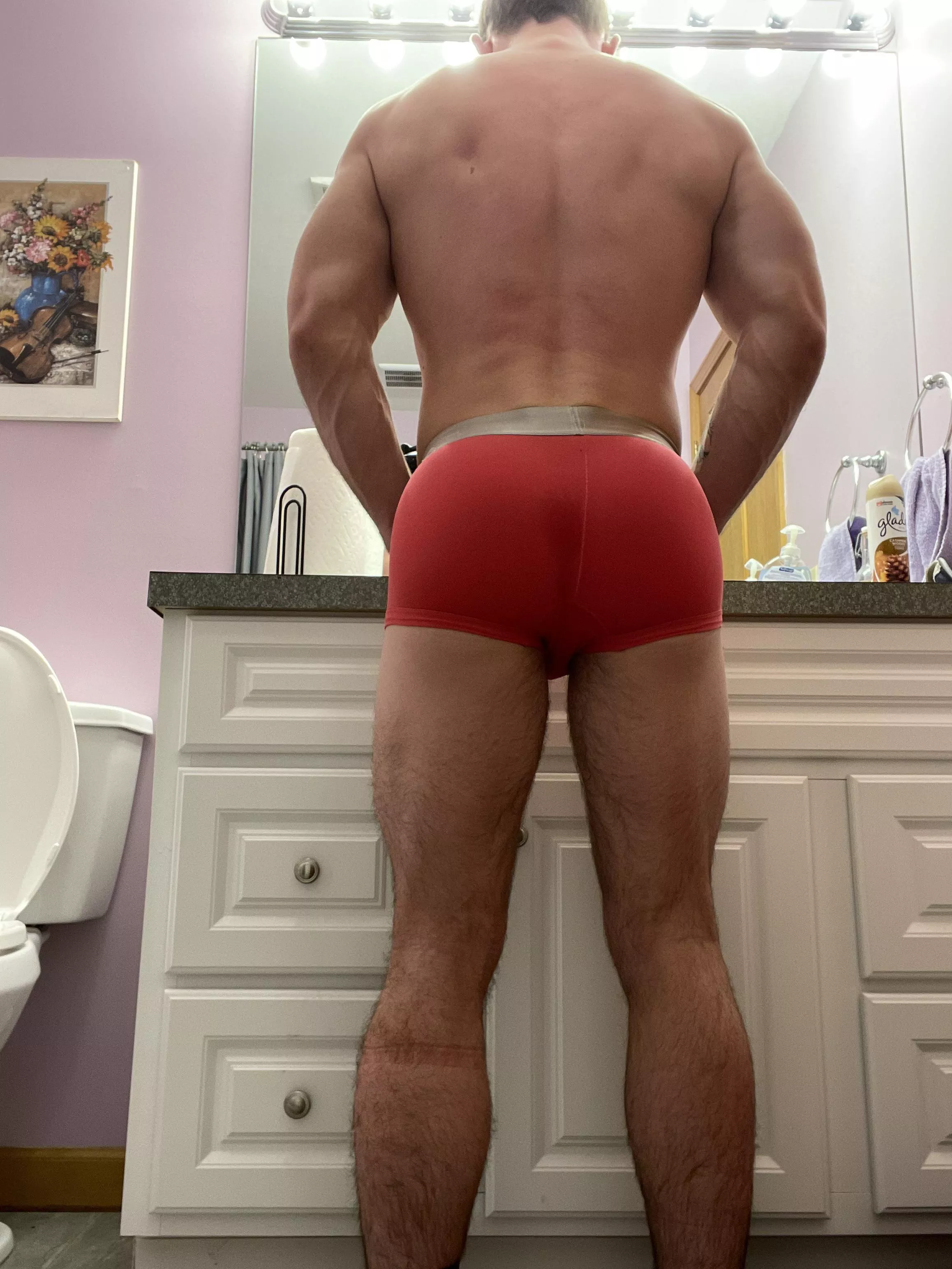 Bend me over in my bathroom