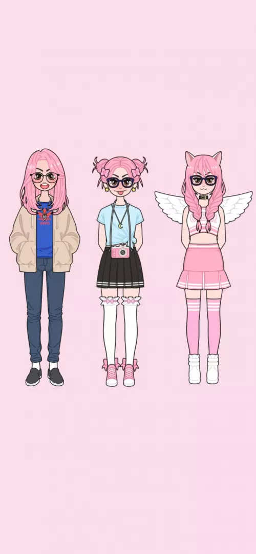 Big me, Little me and Kitty me!