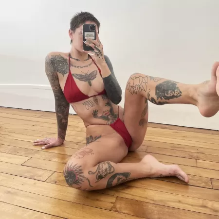 Bikini, selfie and tattoos Bikini, selfie and tattoos