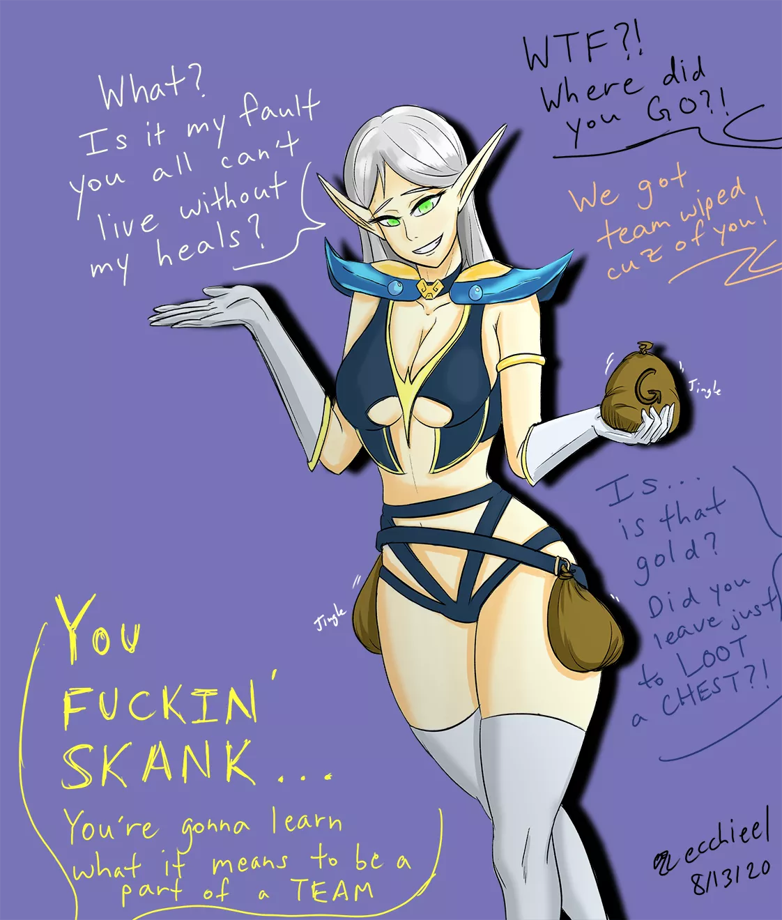 Bitchy Elf Healer Pt 1