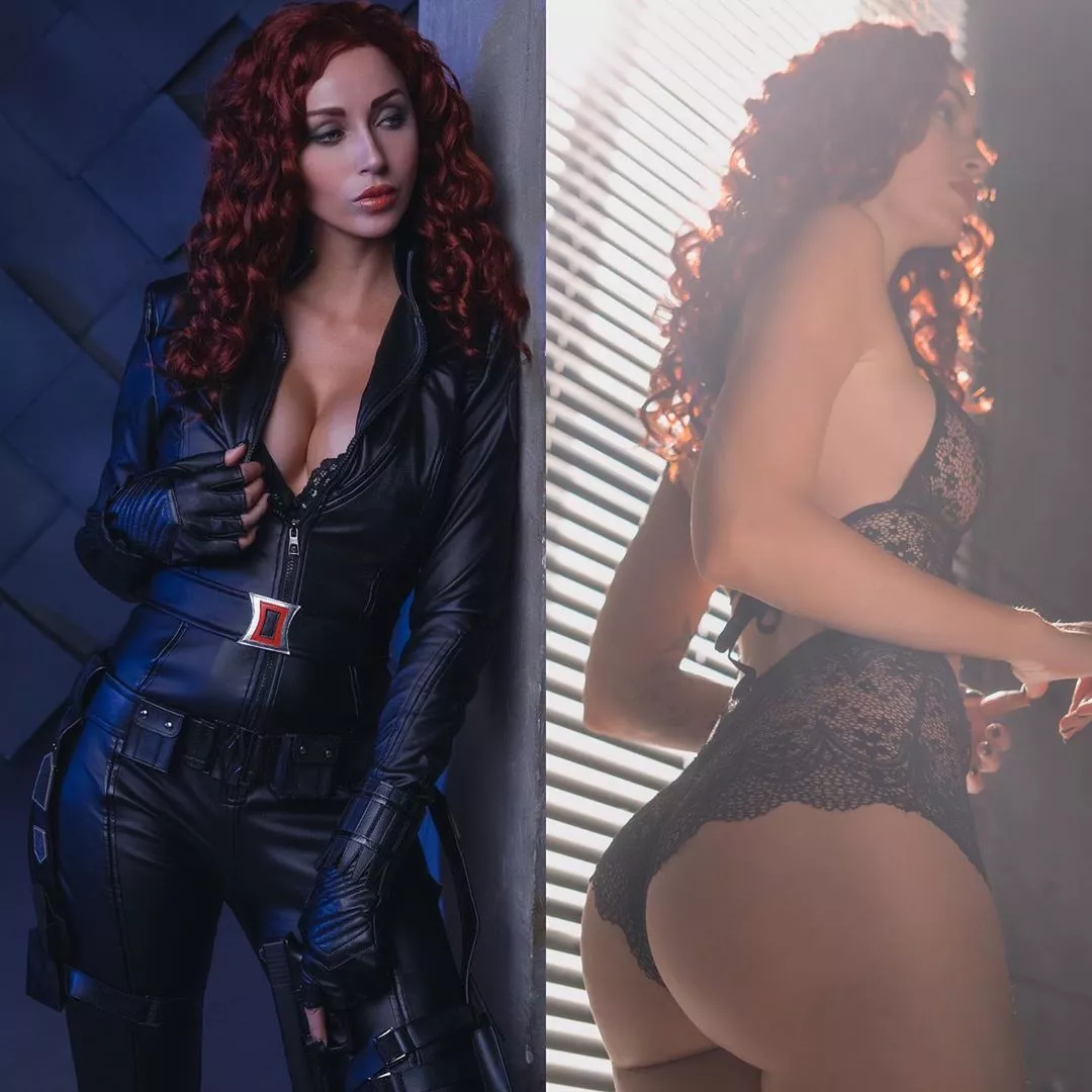 Black Widow Cosplay On/Off by Lera Himera