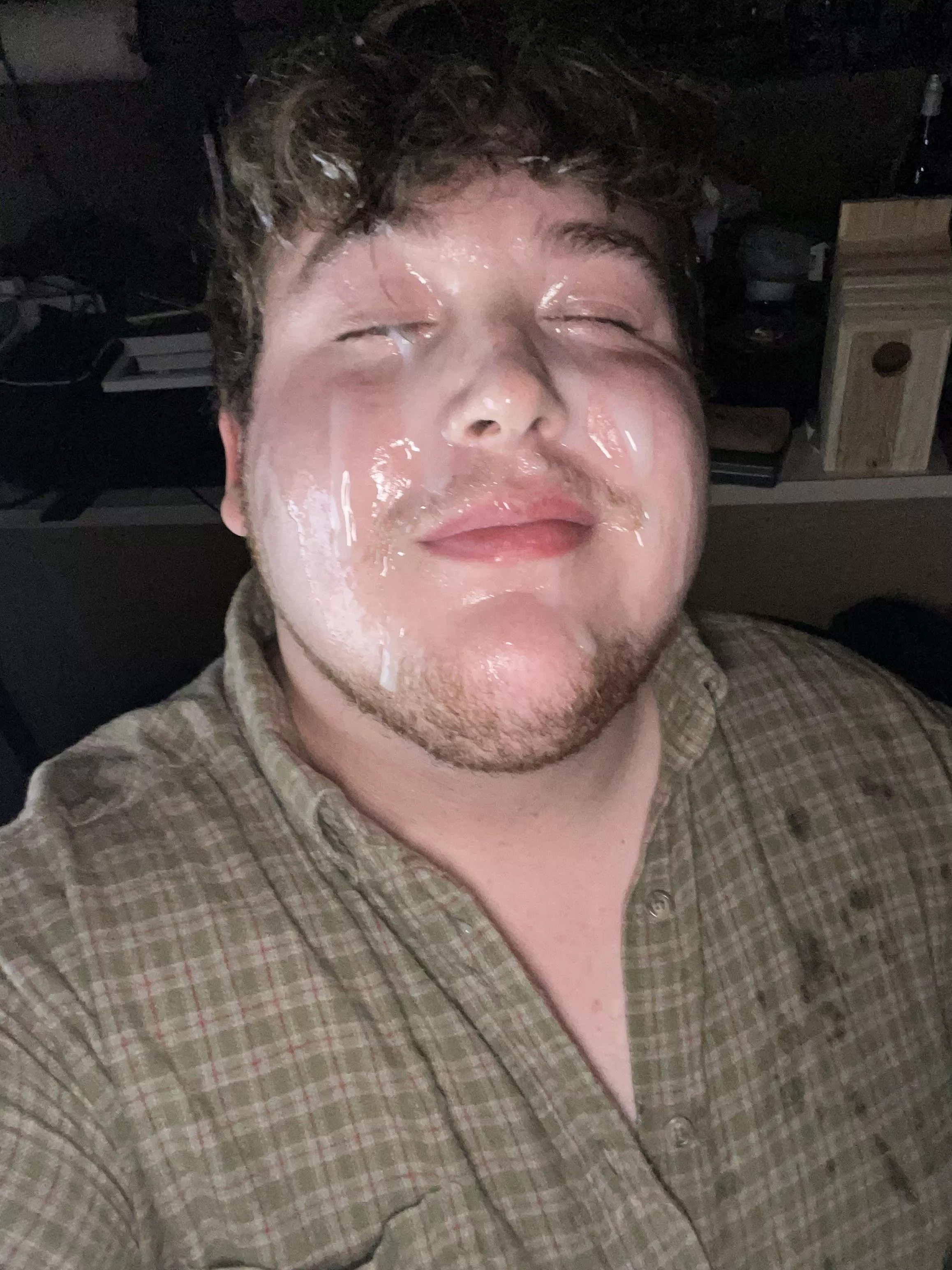 Blinded by cum 🙈