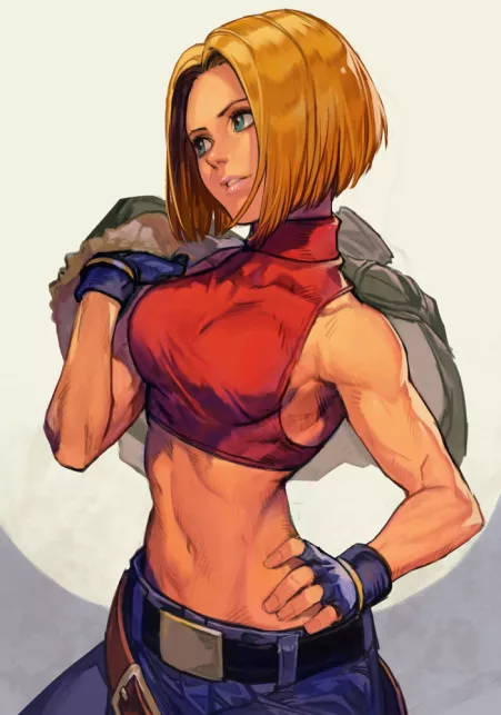 Blue Mary (hankuri/hungry clicker) [Fatal Fury, King of Fighters]