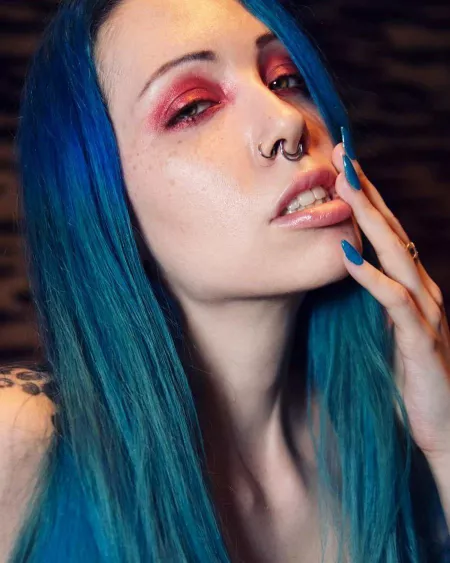 Blue vamp claws 🦇💙 Blue vamp claws 🦇💙