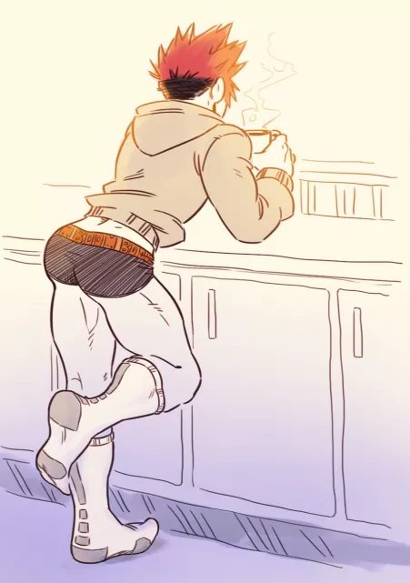 Borrowing his undies