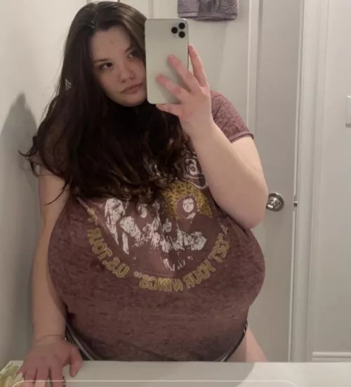 Boyfriends shirt couldn’t hide them