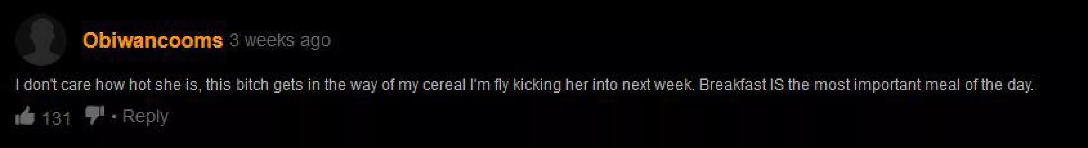 Breakfast is the most important meal after all...