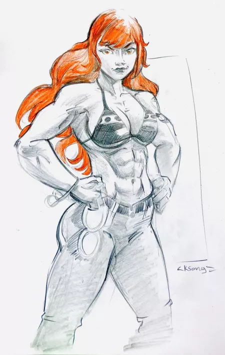 Buff style Nami from One piece Buff style Nami from One piece