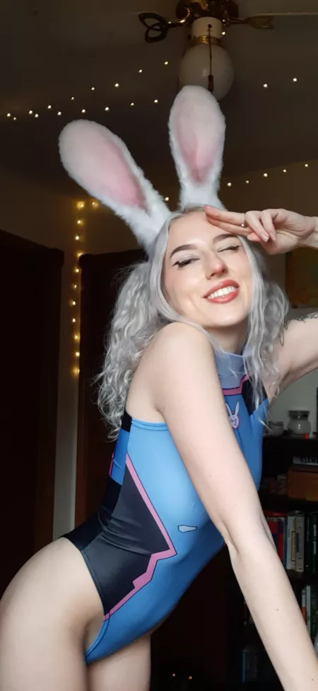 Bunnygirl D. Va by me 🐰